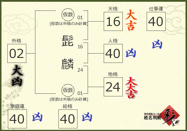 診断結果画像