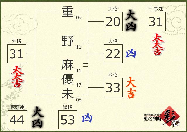 診断結果画像